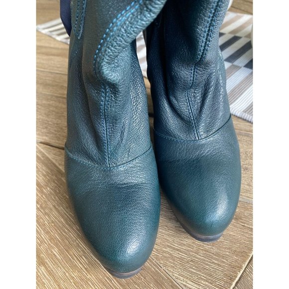 Vanessa Bruno Grosgrain Bow Heeled Boots 38 - Picture 5 of 9